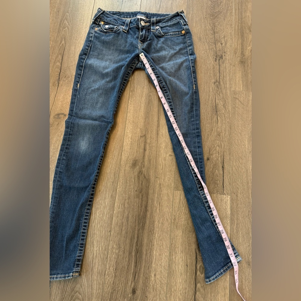 True Religion Skinny Jeans Flap Pocket Size 27 - Picture 10 of 11